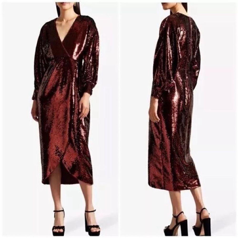 NWT Ted Baker Women's Emmalee Sequin
Dress size 4US or size 1